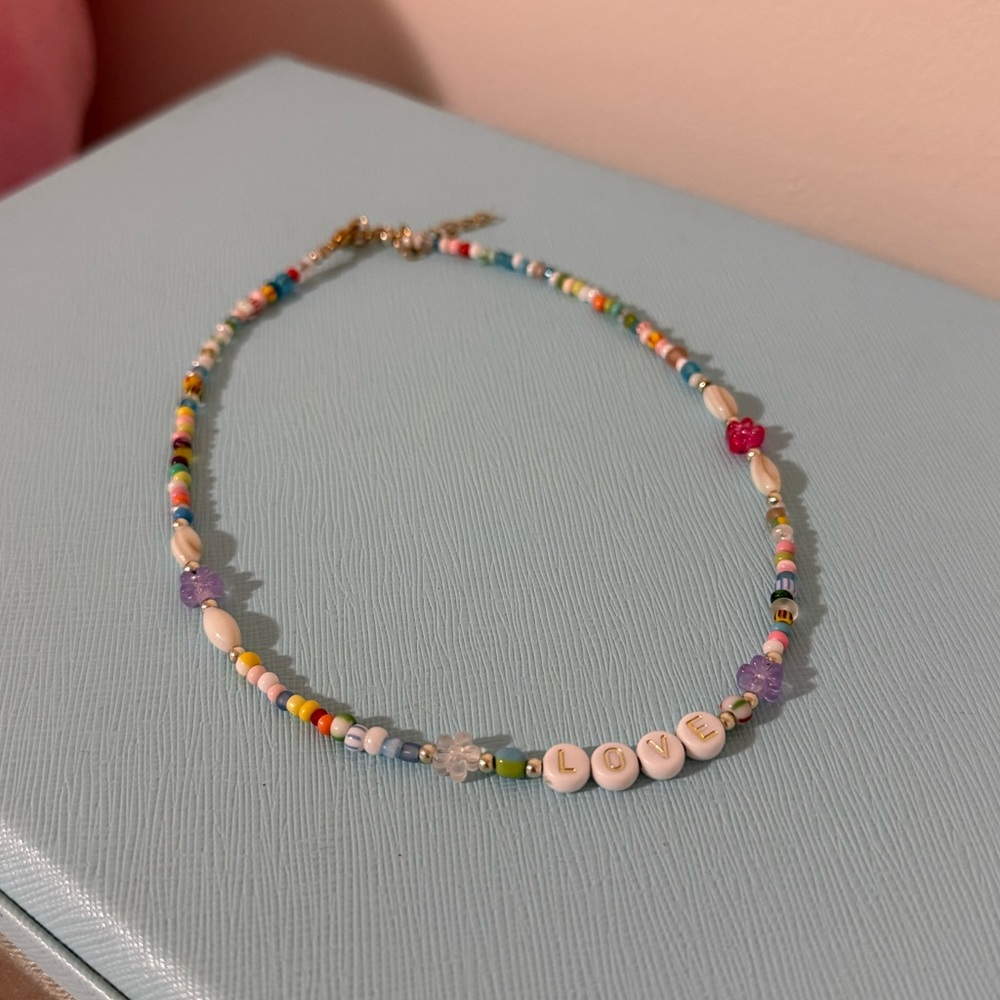 Multi Colour Beaded Necklace
